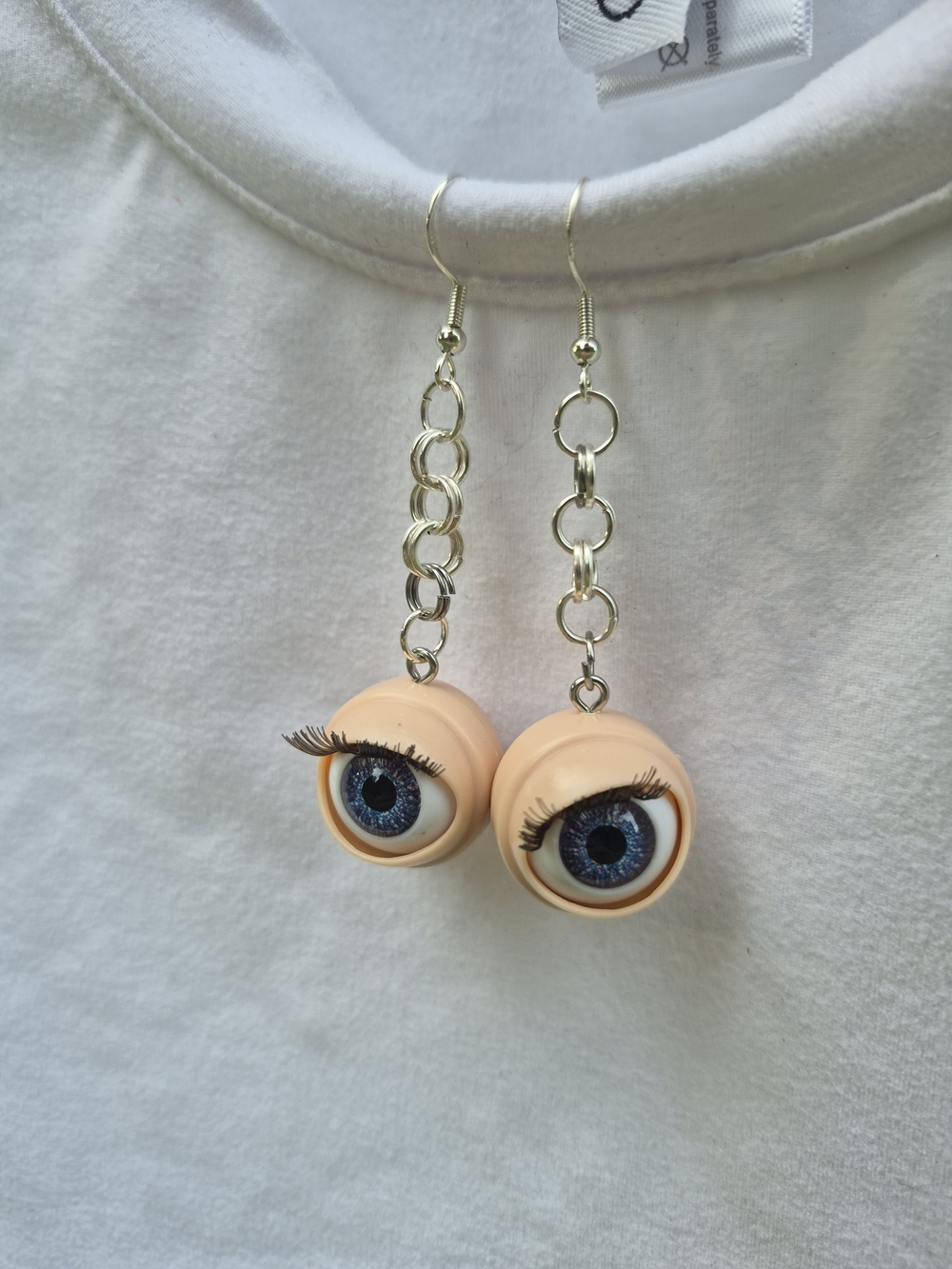 Functional Doll Eye Earrings